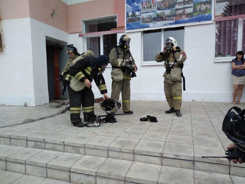 На базе Дома культуры с. Китово прошли пожарно-тактические учения