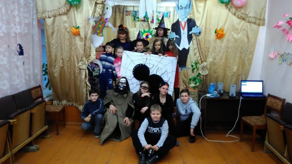 В клубе д. Михалево для детей прошел тематический квест «Клад черного паука»