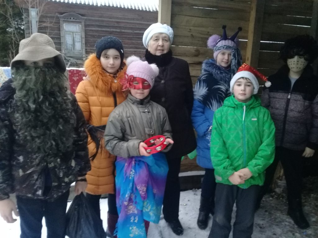 Рождественские колядки в д. Михалево