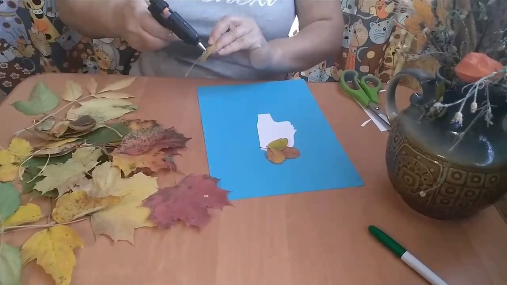 Творческий мастер-класс «Осенняя картина»