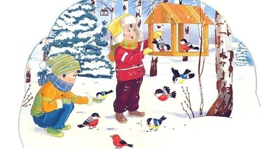 Акция «Поможем зимующим птицам» в клубе д. Михалево