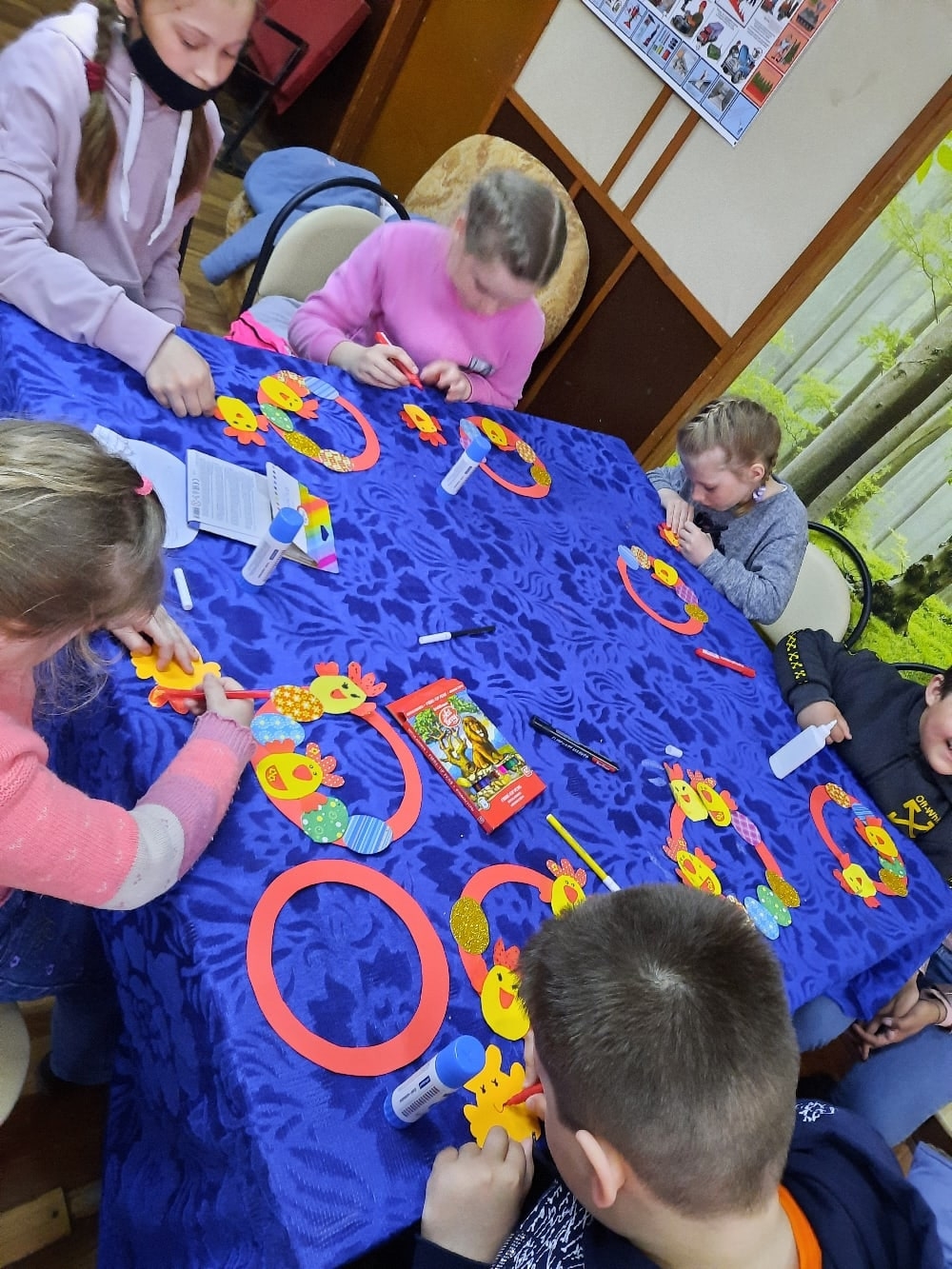 В Милюковском Доме культуры продолжается работа кружка детского творчества "Фантазия"