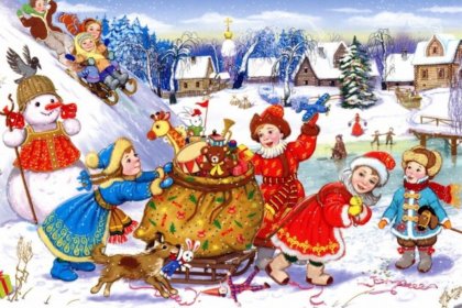 Рождественские забавы в клубах Семейкинского сельского поселения