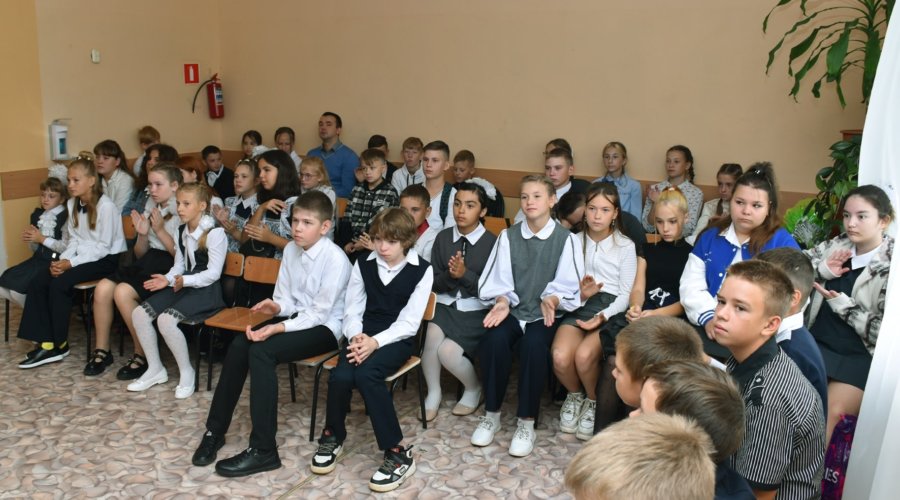 Тематический урок "Россия - моя Родина" для учащихся Милюковской школы
