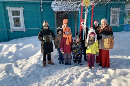 Рождественские забавы в клубах Остаповского сельского поселения