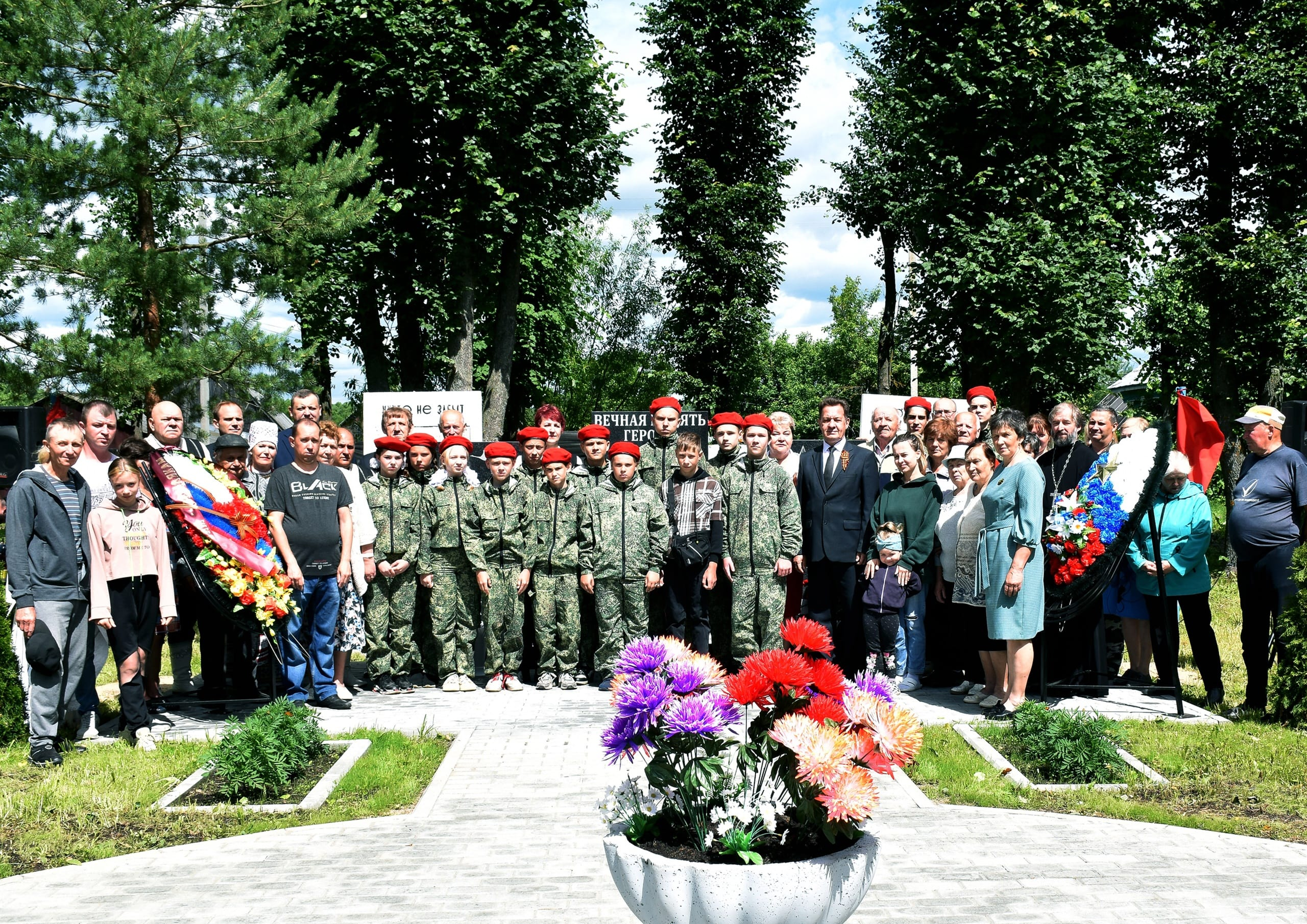 Открытие мемориала в с.Пустошь