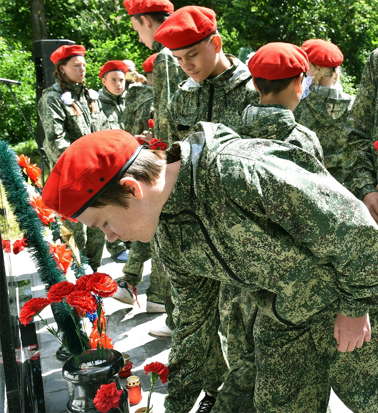 Открытие мемориала в с.Пустошь